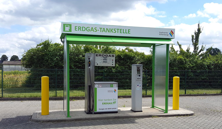 Stadtwerke Wittenberge - Erdgastankstelle im Bentwischer Weg